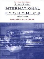 Cover of: International Economics, Study Guide