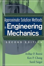 Cover of: Approximate Solution Methods in Engineering Mechanics