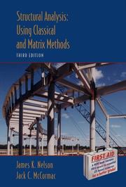 Cover of: Structural Analysis by Jack C. McCormac, James K., Jr. Nelson, Jack C. McCormac