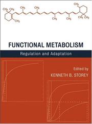 Cover of: Functional Metabolism by Kenneth B. Storey