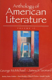 Cover of: Anthology of American literature by George L. McMichael