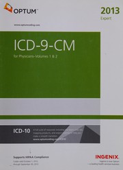 Cover of: ICD-9-CM 2013 for physicians: Expert