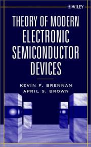 Cover of: Theory of modern electronic semiconductor devices