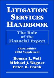 Cover of: Litigation Services Handbook by Roman L. Weil, Michael J. Wagner, Peter B. Frank
