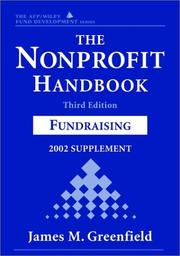 Cover of: The Nonprofit Handbook, 2002 Supplement by James M. Greenfield
