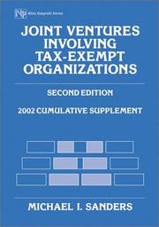 Cover of: Joint Ventures Involving Tax-Exempt Organizations 2002