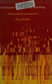 Cover of: A general introduction to sociology: a theoretical perspective.