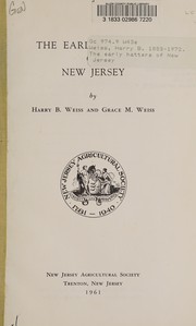 Cover of: The early hatters of New Jersey by Harry B. Weiss