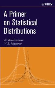 Cover of: A Primer on Statistical Distributions