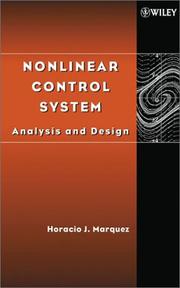 Cover of: Nonlinear Control Systems: Analysis and Design