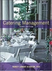 Cover of: Catering management