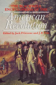 Cover of: The Blackwell encyclopedia of the American Revolution by edited by Jack P. Greene and J. R. Pole.