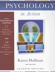 Cover of: Chapter 17 of Psychology in Action, Seventh Ed. stand-alone chapter on Ind/Org Psychology)