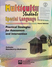 Cover of: Multicultural students with special language needs: practical strategies for assessment and intervention