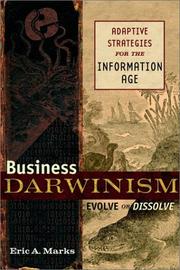 Cover of: Business Darwinism Evolve or Dissolve: Adaptive Strategies for the Information Age