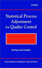 Cover of: Statistical Process Adjustment for Quality Control