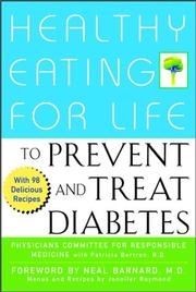 Cover of: Healthy Eating for Life to Prevent and Treat Diabetes