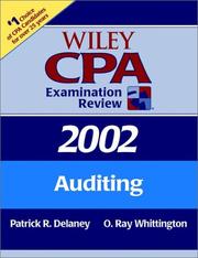 Cover of: Wiley Cpa Examination Review 2002 by Patrick R. Delaney, O. Ray Whittington, Ray Whittington