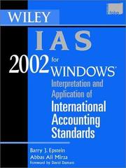 Cover of: Wiley IAS 2002: Interpretation and Application of International Accounting Standards 2002 (CD-ROM ONLY)