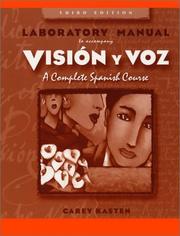 Cover of: Visión y voz, , Lab Manual