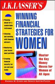 Cover of: J.K. Lasser's winning financial strategies for women by Rhonda M. Ecker