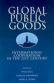 Cover of: Global Public Goods | 