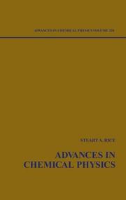Cover of: Advances in Chemical Physics by Stuart A. Rice