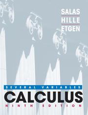 Cover of: Calculus by Saturnino L. Salas, Einar Hille, Garret J. Etgen, John T. Anderson, Saturnino L. Salas, Einar Hille, Garret J. Etgen