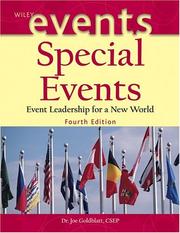 Cover of: Special events by Joe Jeff Goldblatt