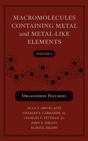 Organoiron polymers by Alaa S. Abd-El-Aziz