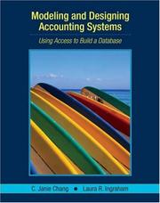 Cover of: Modeling and Designing Accounting Systems by C. Janie Chang, Laura R. Ingraham