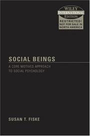 Cover of: Social Psychology by Susan T. Fiske