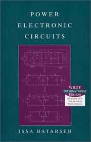 Cover of: Power Electronic Circuits by I. Batarseh