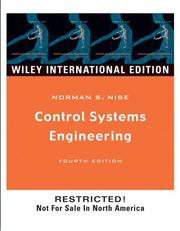 Cover of: Control Systems Engineering by Norman S. Nise