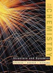 Cover of: Chemistry by George M. Bodner, Lyman H. Rickard, JN Spencer