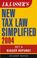 Cover of: J.K. Lasser's New Tax Law Simplified 2004