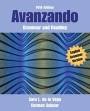 Cover of: Avanzando: Grammar and Reading