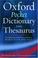 Cover of: The Pocket Oxford Dictionary and Thesaurus (New Look for Oxford Dictionaries)