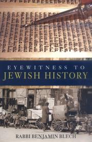 Cover of: Eyewitness to Jewish History