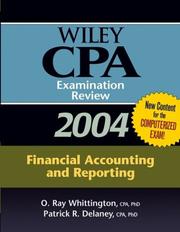 Cover of: Wiley CPA Examination Review 2004, Financial Accounting and Reporting