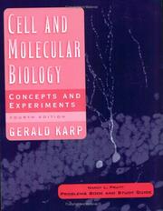 Cover of: Study Guide to accompany Cell and Molecular Biology: Concepts and Experiments, 4th Edition