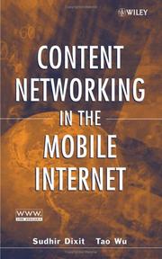 Cover of: Content Networking in the Mobile Internet