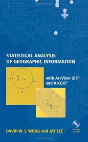 Cover of: Statistical analysis and modeling of geographic information with ArcView GIS