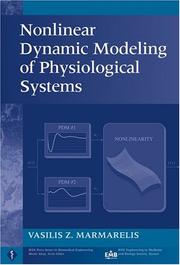 Cover of: Nonlinear dynamic modeling of physiological systems by Vasilis Z. Marmarelis
