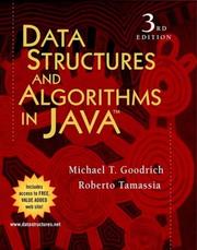 Cover of: Data Structures and Algorithms in Java by Michael T. Goodrich, Roberto Tamassia