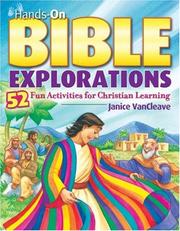 Cover of: Hands-on Bible explorations by Janice Pratt VanCleave