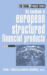 Cover of: The handbook of European structured financial products