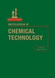 Cover of: Kirk-Othmer Encyclopedia of Chemical Technology Volume 26 (Kirk 5e Print Continuation Series)