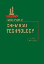 Cover of: Kirk-Othmer Encyclopedia of Chemical Technology . Volume 25. (Kirk 5e Print Continuation Series)