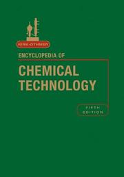 Cover of: Kirk-Othmer encyclopedia of chemical technology. by 